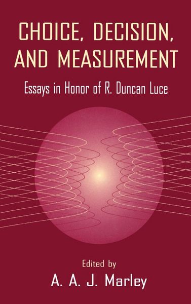 Produktbild: Choice, Decision, and Measurement