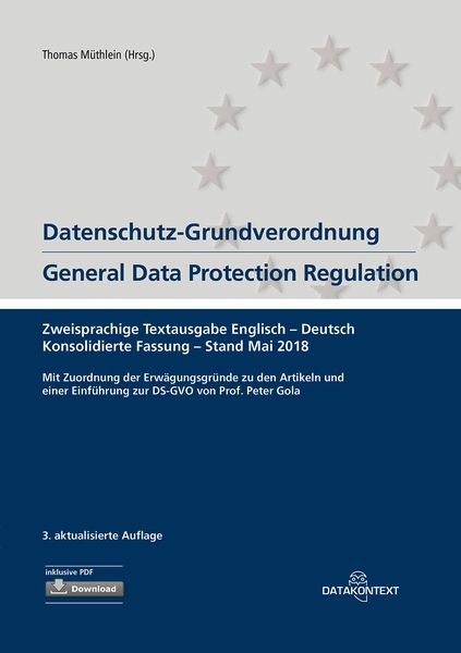 Produktbild: Datenschutz-Grundverordnung General Data Protection Regulation