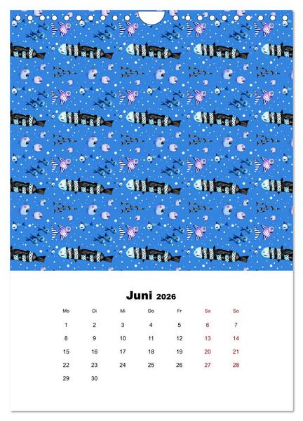 Produktbild: MUSTERMACKE (Wandkalender 2026 DIN A4 hoch), CALVENDO Monatskalender
