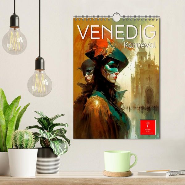 Produktbild: Venedig Karneval (Wandkalender 2026 DIN A4 hoch), CALVENDO Monatskalender