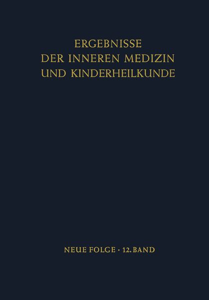 Produktbild: Ergebnisse der Inneren Medizin und Kinderheilkunde