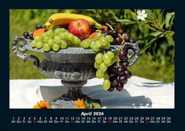 Produktbild: Obstkalender 2026 Fotokalender DIN A4