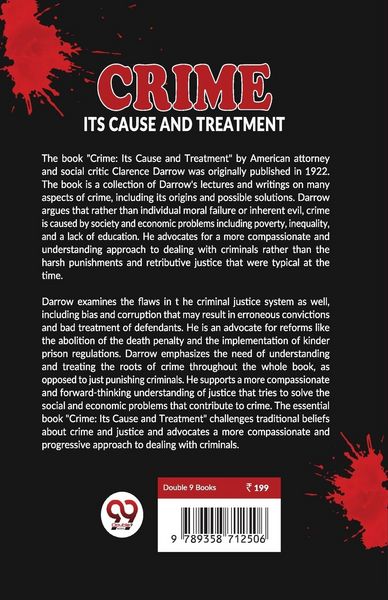 Produktbild: Crime its Cause and Treatment