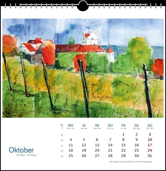 Produktbild: Bodensee Aquarell 2027