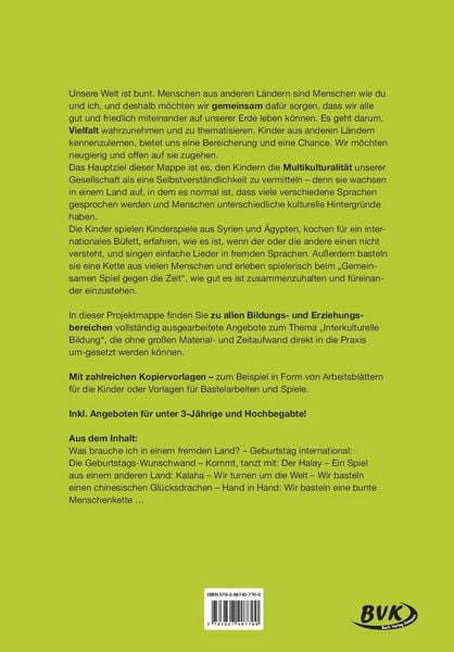 Produktbild: Kita aktiv Projektmappe Interkulturelle Bildung &ndash; unsere Welt ist bunt