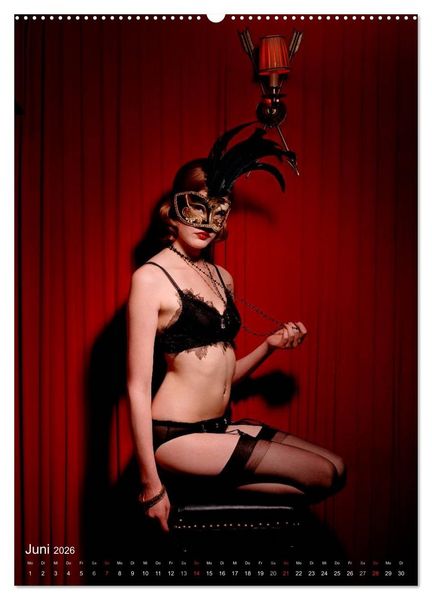 Produktbild: Boudoir Burlesque (hochwertiger Premium Wandkalender 2026 DIN A2 hoch), Kunstdruck in Hochglanz