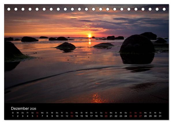 Produktbild: D&auml;nemarks Bornholm 2026 (Tischkalender 2026 DIN A5 quer), CALVENDO Monatskalender