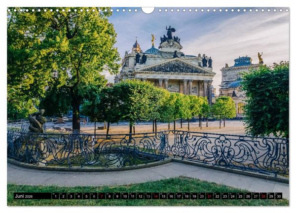 Produktbild: Barockperle Dresden (Wandkalender 2026 DIN A3 quer), CALVENDO Monatskalender