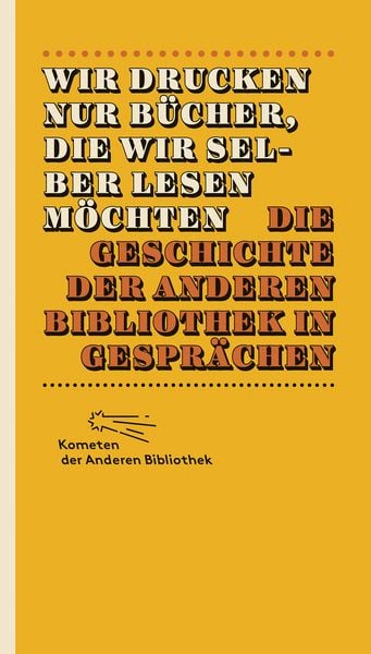 Produktbild: Wir drucken nur B&uuml;cher, die wir selber lesen m&ouml;chten