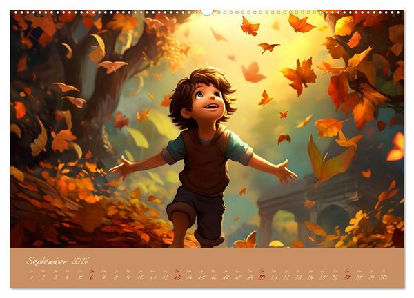 Produktbild: Magie der Kindheit (Wandkalender 2026 DIN A2 quer), CALVENDO Monatskalender