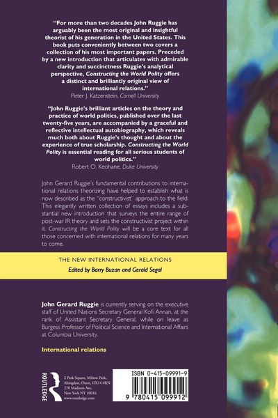 Produktbild: Constructing the World Polity