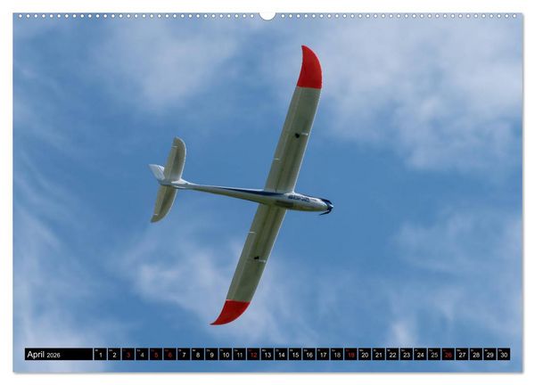 Produktbild: Modellflugkalender 2026 (Wandkalender 2026 DIN A2 quer), CALVENDO Monatskalender