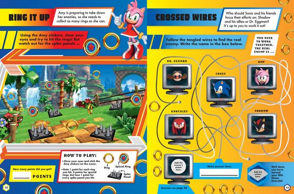 Produktbild: Sonic the Hedgehog Sticker Quest: Sonic vs Shadow