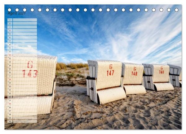 Produktbild: Lichtspiele auf der Halbinsel Dar&szlig; (Tischkalender 2027 DIN A5 quer), CALVENDO Monatskalender