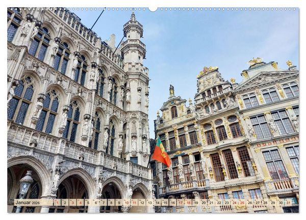 Produktbild: Br&uuml;ssel - Spannende Metropole (Wandkalender 2026 DIN A2 quer), CALVENDO Monatskalender