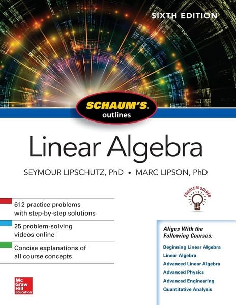 Produktbild: Linear Algebra - Schaum&acute;s outlines