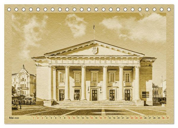 Produktbild: Das Baltikum - Ein Kalender im Zeitungsstil (Tischkalender 2026 DIN A5 quer), CALVENDO Monatskalender
