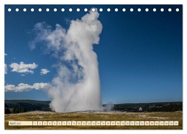 Produktbild: Wyoming, South Dakota Colorado (Tischkalender 2027 DIN A5 quer), CALVENDO Monatskalender