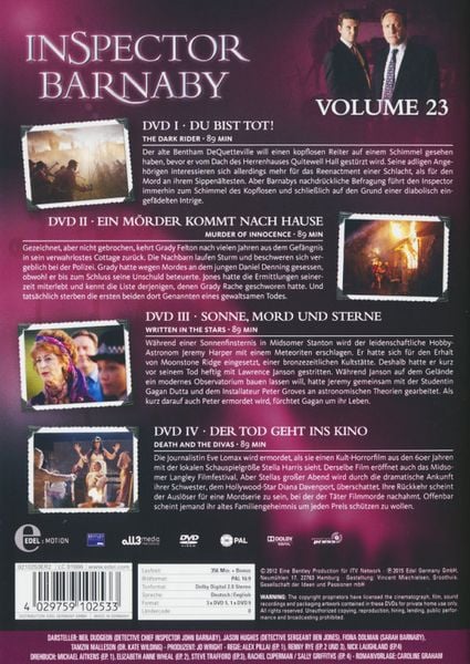 Produktbild: Inspector Barnaby Vol. 23 [4 DVDs]