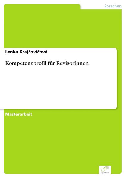 Produktbild: Kompetenzprofil f&uuml;r RevisorInnen