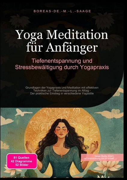 Produktbild: Yoga / Yoga Meditation f&uuml;r Anf&auml;nger: Tiefenentspannung und Stressbew&auml;ltigung durch Yogapraxis
