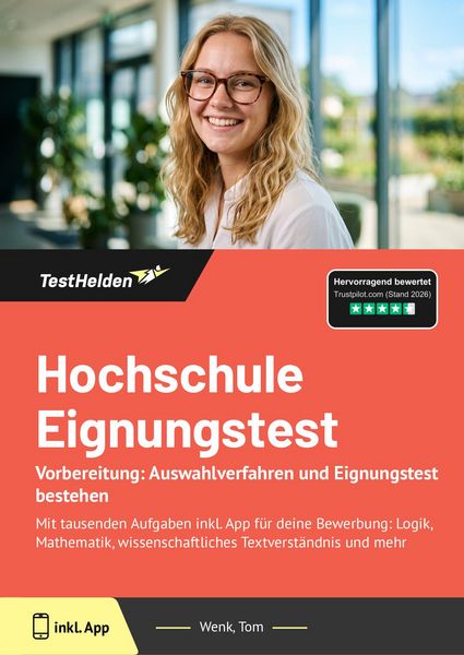 Produktbild: Hochschule Eignungstest: Vorbereitung: Auswahlverfahren und Eignungstest bestehen