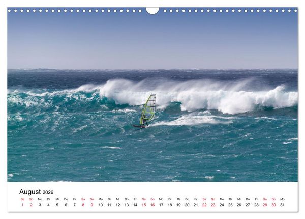 Produktbild: Naturschauspiel Wellen (Wandkalender 2026 DIN A3 quer), CALVENDO Monatskalender