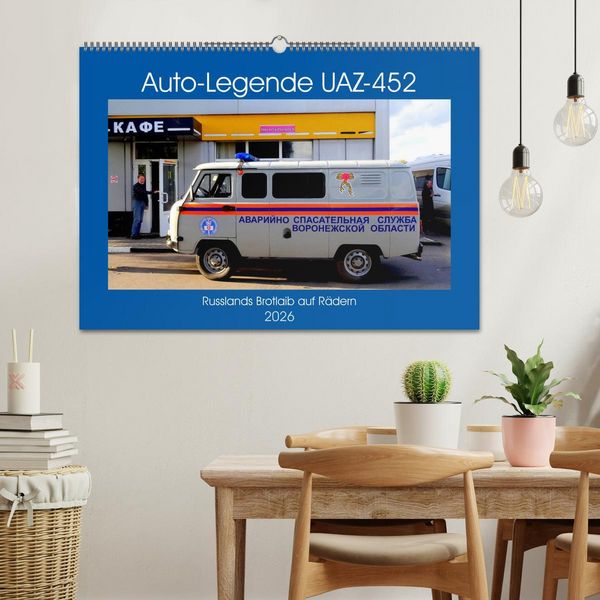 Produktbild: Auto-Legende UAZ-452 - Russlands Brotlaib auf R&auml;dern (Wandkalender 2026 DIN A2 quer), CALVENDO Monatskalender