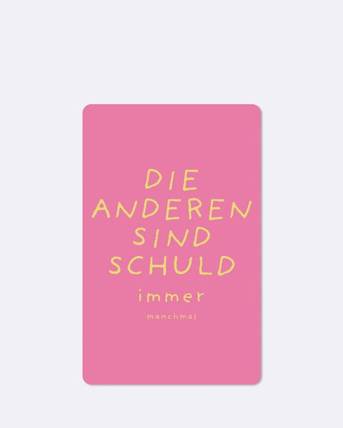Produktbild: Lunacard Postkarte *Die Anderen sind schuld