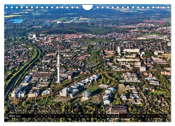 Produktbild: Hannover - Luftige Einblicke (Wandkalender 2026 DIN A4 quer), CALVENDO Monatskalender