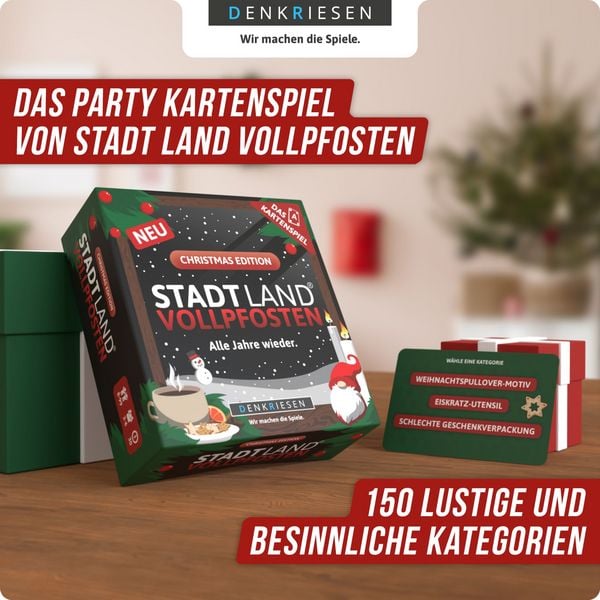 STADT LAND VOLLPFOSTEN® - Das Kartenspiel – Christmas Edition - "Alle Jahre wieder."