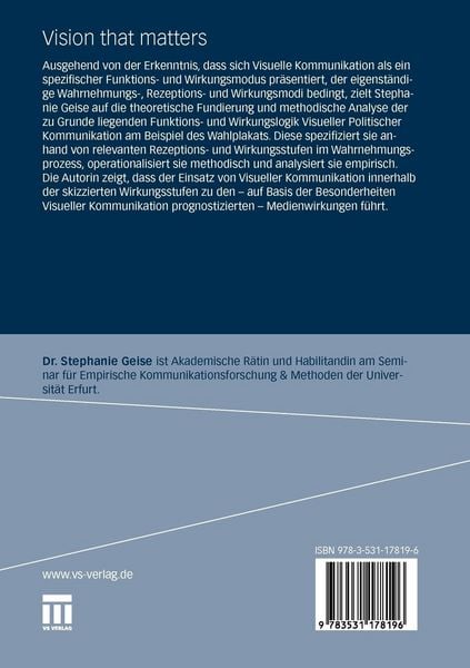 Produktbild: Vision that matters