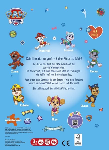 Produktbild: PAW Patrol Wimmelbuch