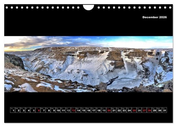 Produktbild: Iceland - Panoramic photographies (Wall Calendar 2026 DIN A4 landscape), CALVENDO 12 Month Wall Calendar