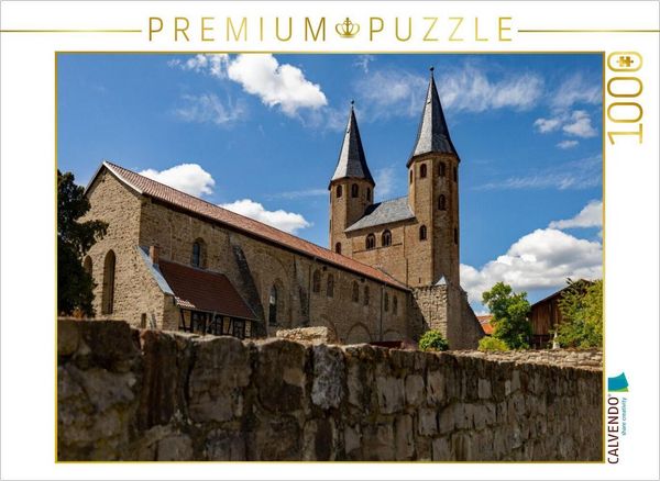 Produktbild: CALVENDO Puzzle Ehemalige Harzer Benedikterkirche St. Vitus | 1000 Teile Lege-Gr&ouml;&szlig;e 64x48cm Foto-Puzzle f&uuml;r gl&uuml;ckliche Stunden