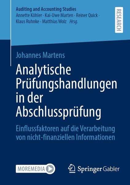 Produktbild: Analytische Pr&uuml;fungshandlungen in der Abschlusspr&uuml;fung