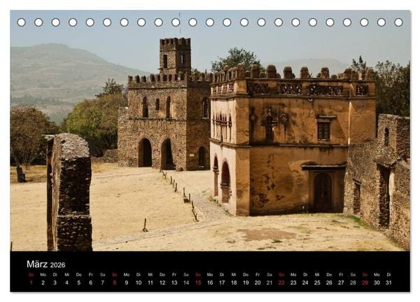 Produktbild: &Auml;thiopien - kulturelle H&ouml;hepunkte im orthdoxen Norden (Tischkalender 2026 DIN A5 quer), CALVENDO Monatskalender