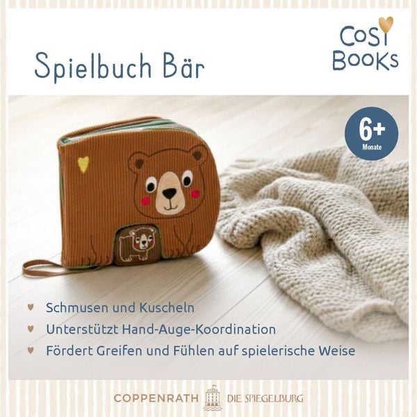 Produktbild: CosyBooks: Babys Spielbuch Kleiner B&auml;r