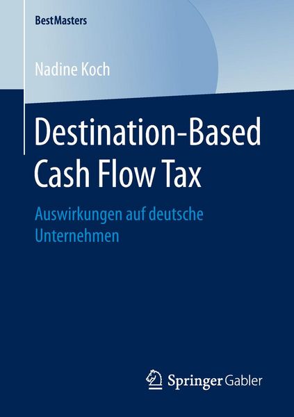 Produktbild: Destination-Based Cash Flow Tax