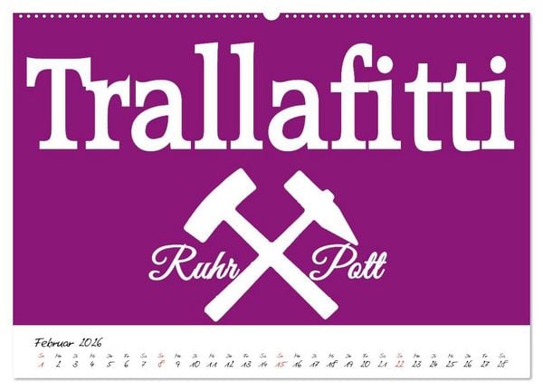 Produktbild: Ruhrpott Vokabeln (hochwertiger Premium Wandkalender 2026 DIN A2 quer), Kunstdruck in Hochglanz
