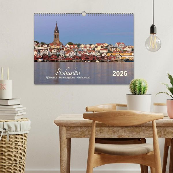 Produktbild: Bohusl&auml;n Fj&auml;llbacka - Hamburgsund - Grebbestad 2026 (Wandkalender 2026 DIN A3 quer), CALVENDO Monatskalender