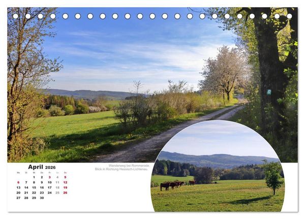 Produktbild: Der Grimmsteig (Tischkalender 2026 DIN A5 quer), CALVENDO Monatskalender