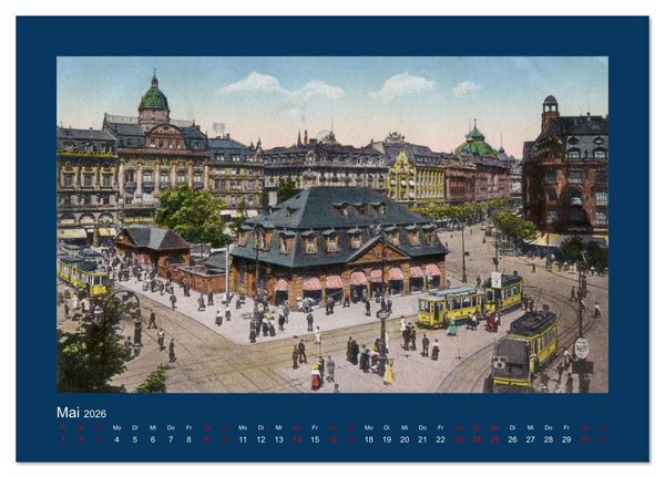 Produktbild: Historisches Frankfurt am Main von 1888 bis 1918 (Wandkalender 2026 DIN A3 quer), CALVENDO Monatskalender