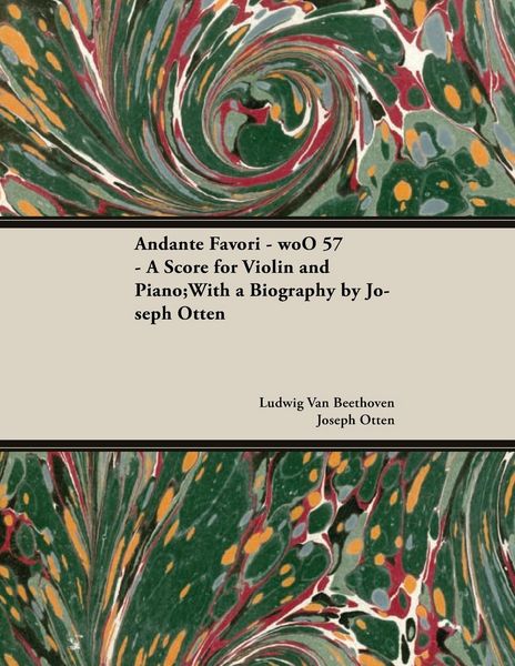 Produktbild: Andante Favori - woO 57 - A Score for Violin and Piano