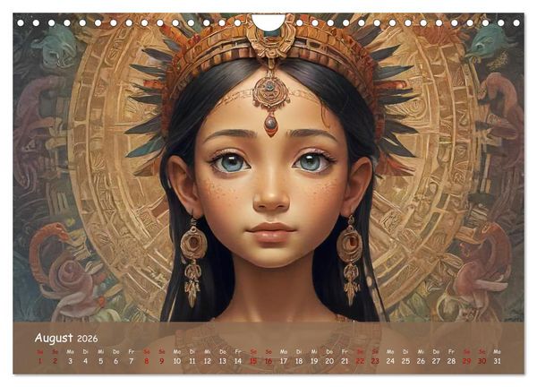 Produktbild: Faszination Maya: Einblicke in eine versunkene Welt (Wandkalender 2026 DIN A4 quer), CALVENDO Monatskalender