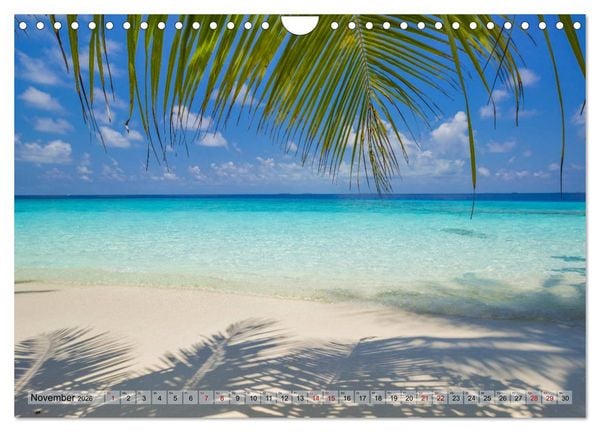 Produktbild: Malediven - Traumhaftes Paradies im Indischen Ozean (Wandkalender 2026 DIN A4 quer), CALVENDO Monatskalender
