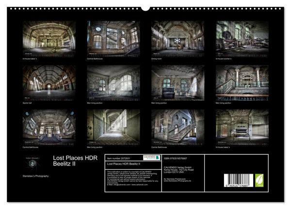 Produktbild: Lost Places HDR Beelitz II (High Quality Premium Wall Calendar 2026 DIN A2 landscape),CALVENDO 12 Month Wall Calendar