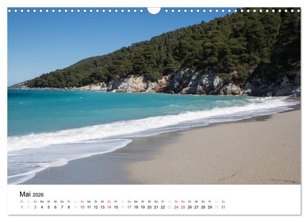 Produktbild: Al&oacute;nnisos, Ski&aacute;thos, Sk&oacute;pelos (Wandkalender 2026 DIN A3 quer), CALVENDO Monatskalender