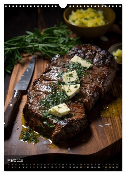 Produktbild: Meat Lovers - K&ouml;stliche Grill Abenteuer (Wandkalender 2026 DIN A3 hoch), CALVENDO Monatskalender