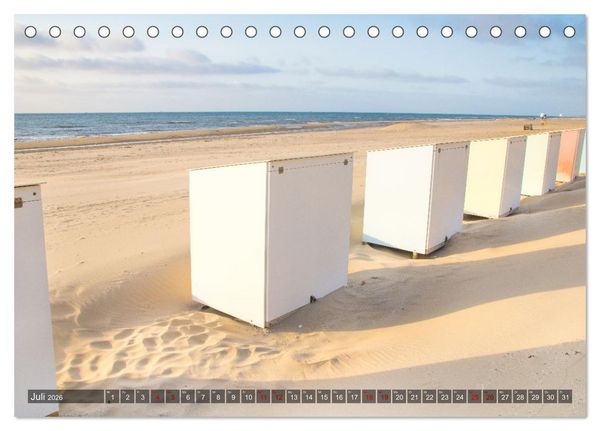 Produktbild: Ferien in Holland (Tischkalender 2026 DIN A5 quer), CALVENDO Monatskalender
